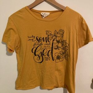 Mustard Psalm 62:1 T-Shirt